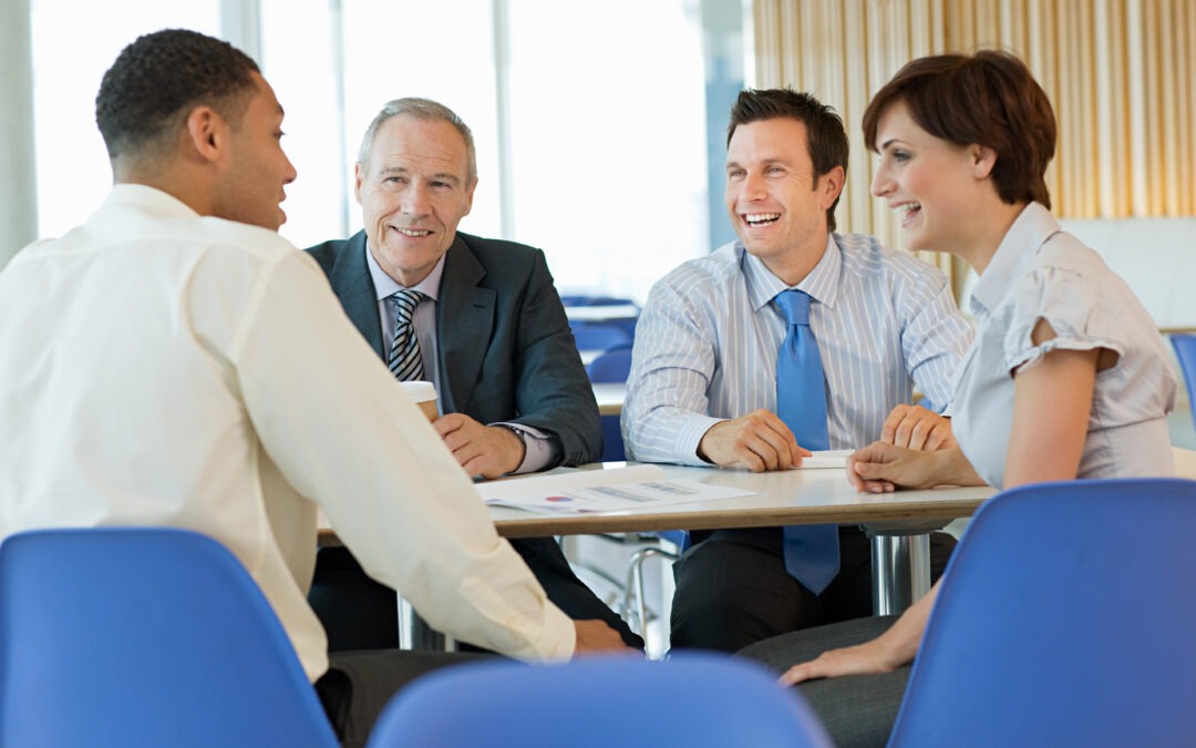 image of team discussion (for a hr tech)