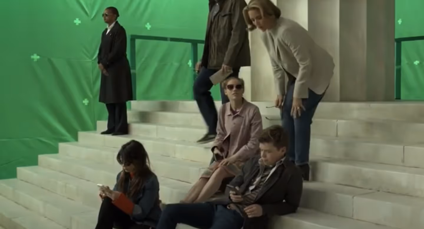 Green screen keying from tv show