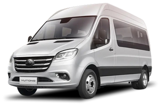 Vista 3/4 de la V6 de pasajeros