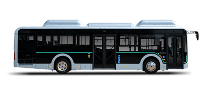 Vista lateral del autobus ZK6116HG
