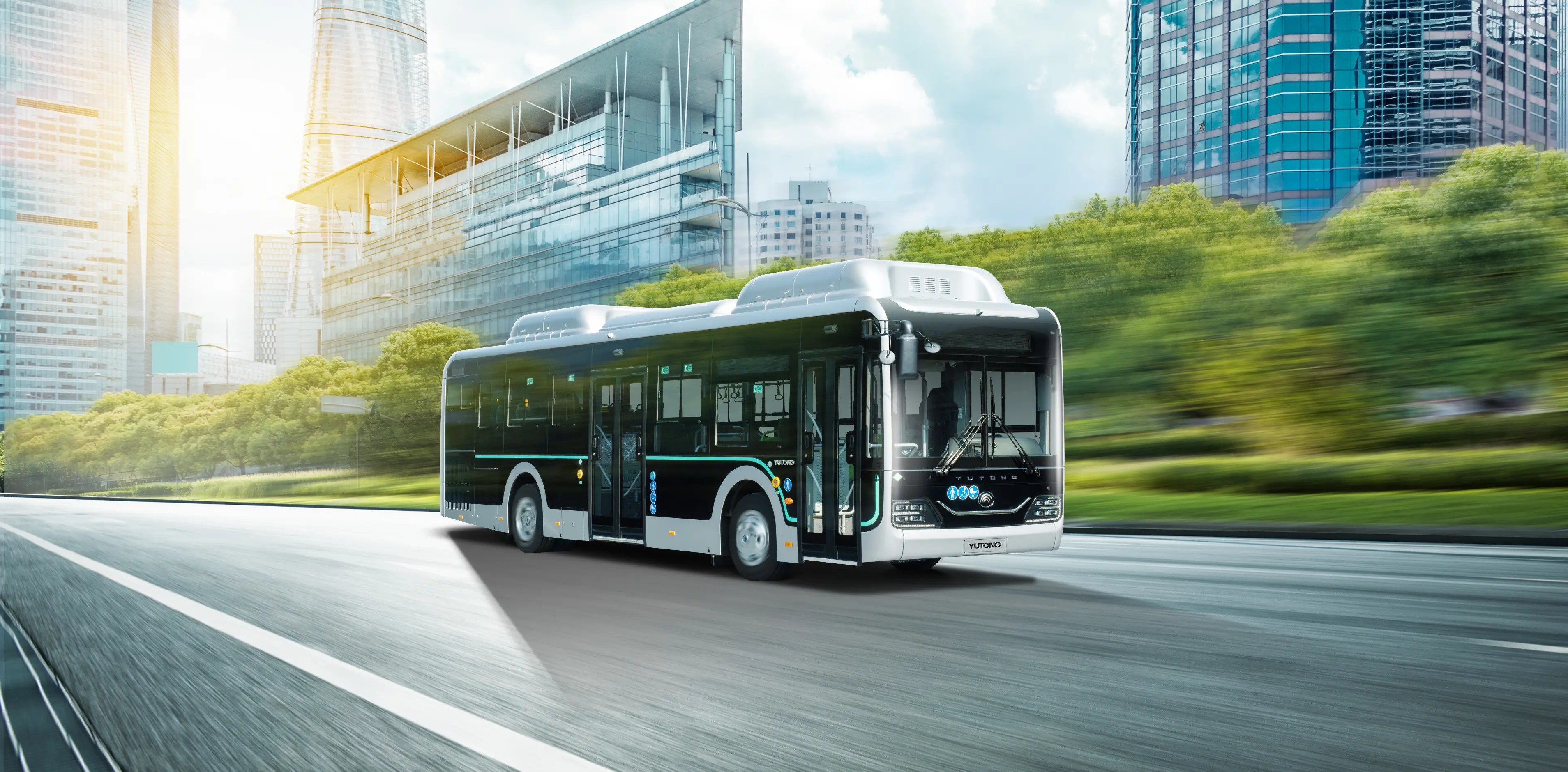 Autobus ZK6116HG, como ejemplo de buses urbanos