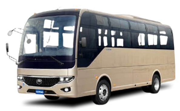 Vista 3/4 de un autobus D9 ZK6860