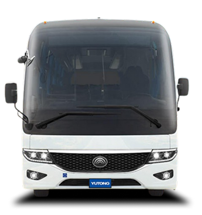 Vista frontal de un autobus D9 ZK6860