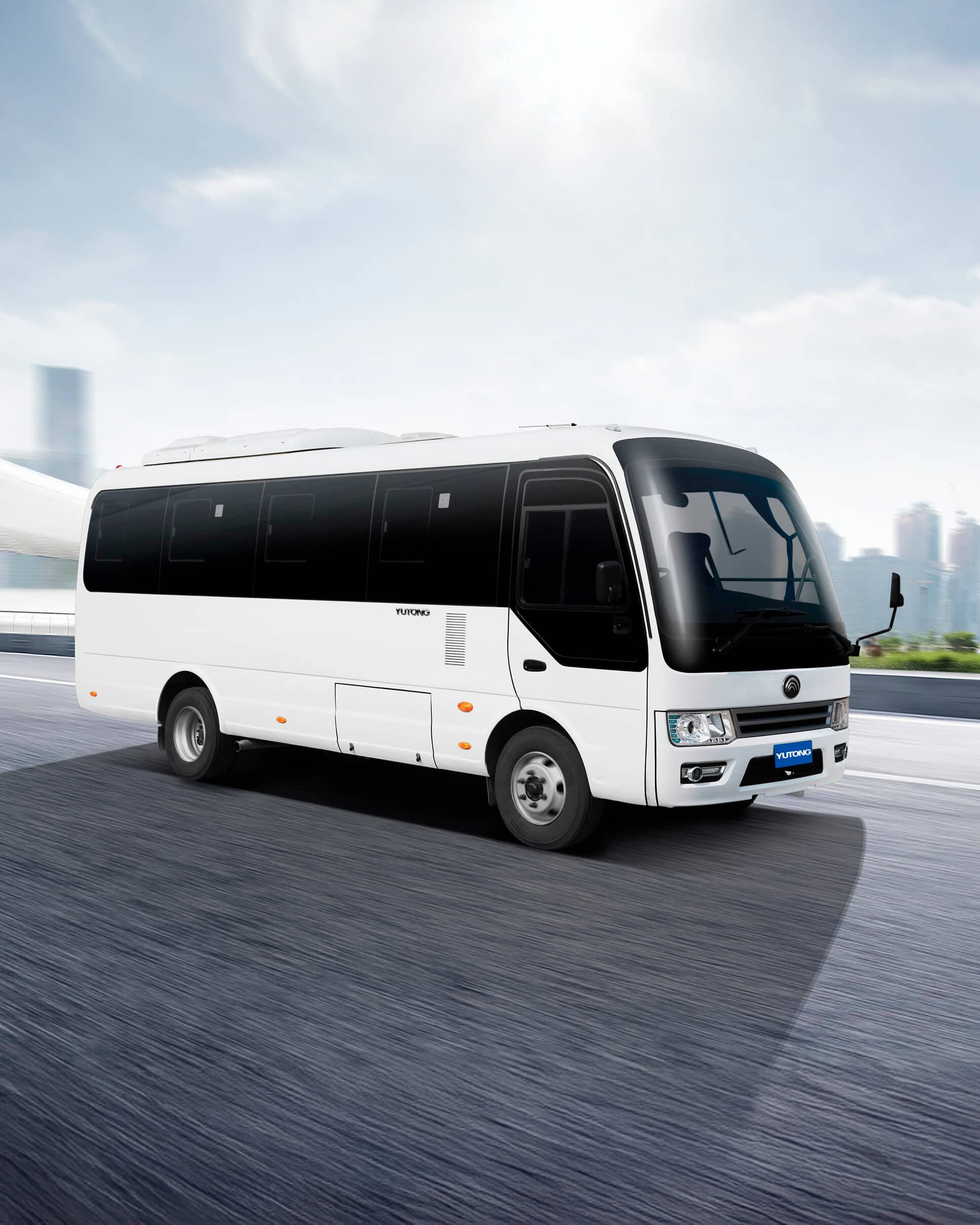 Autobus en carretera, como ejemplo de buses de turismo