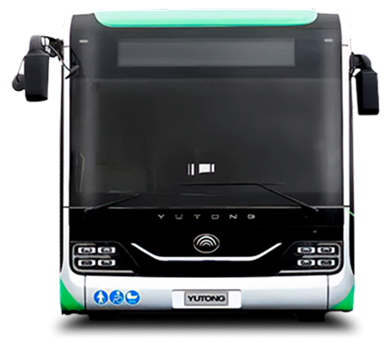 Vista frontal del articulado ZK6186HG