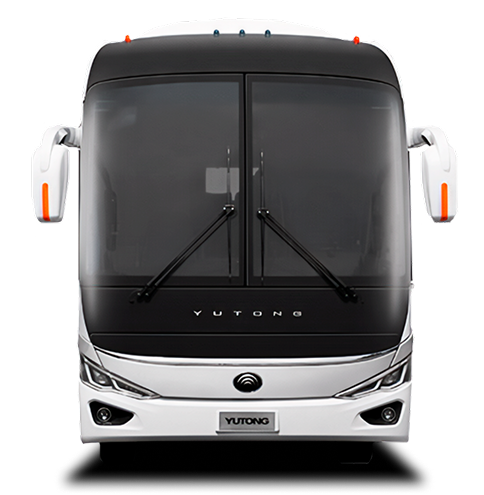 Vista frontal del autobus C13 Pro