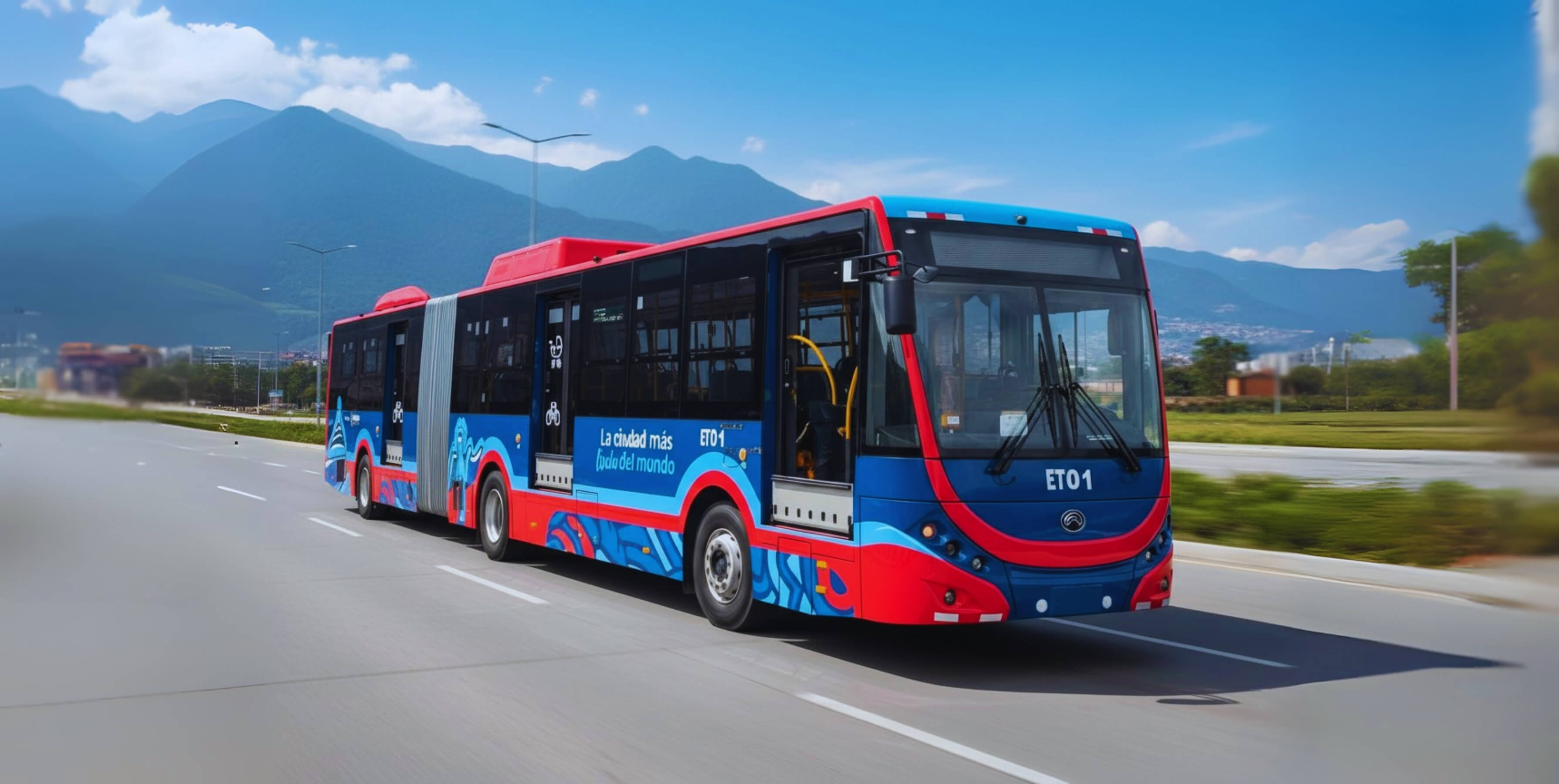Trolebus ZK6180BE del DM de Quito