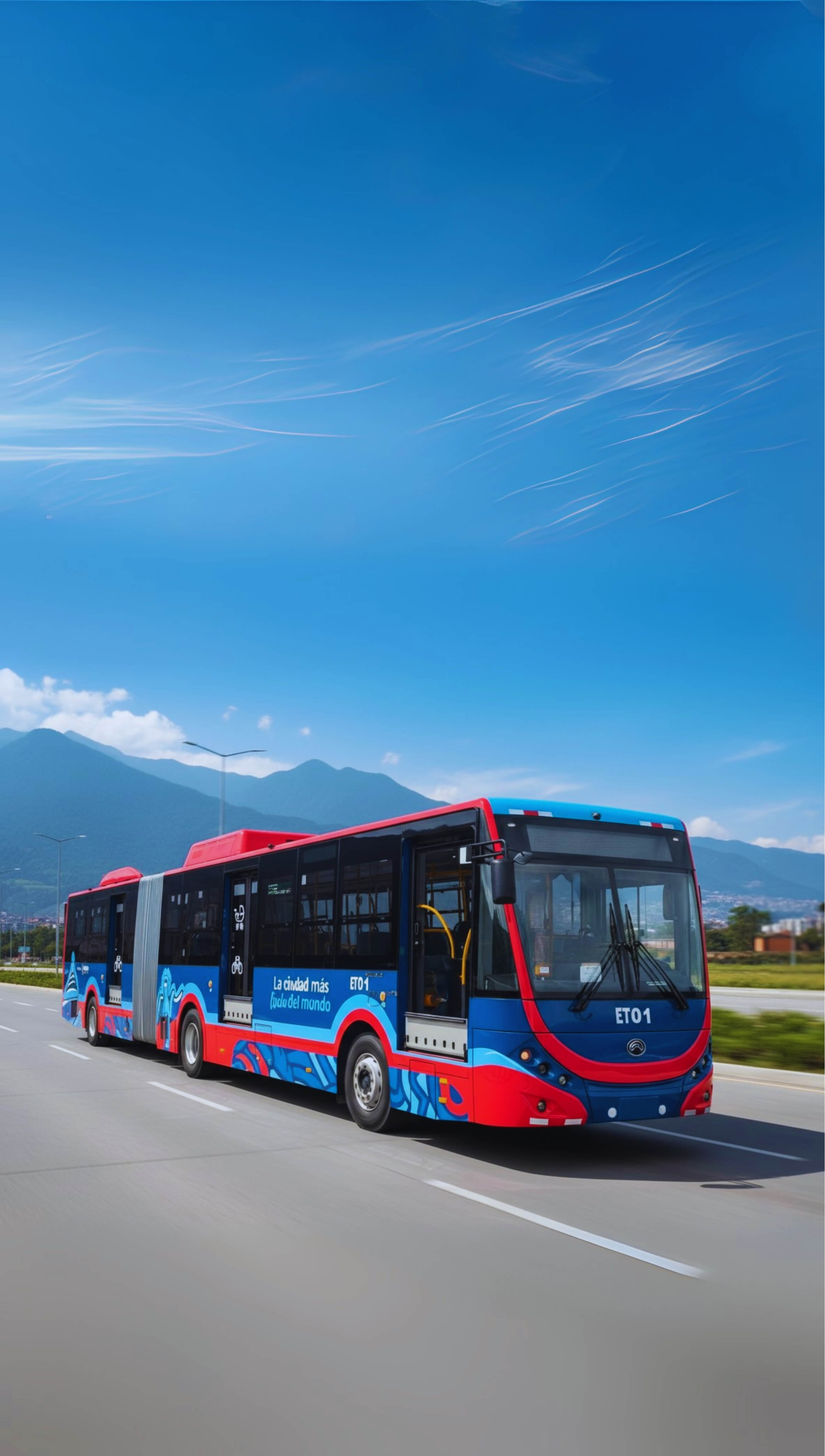 Trolebus ZK6180BE del DM de Quito