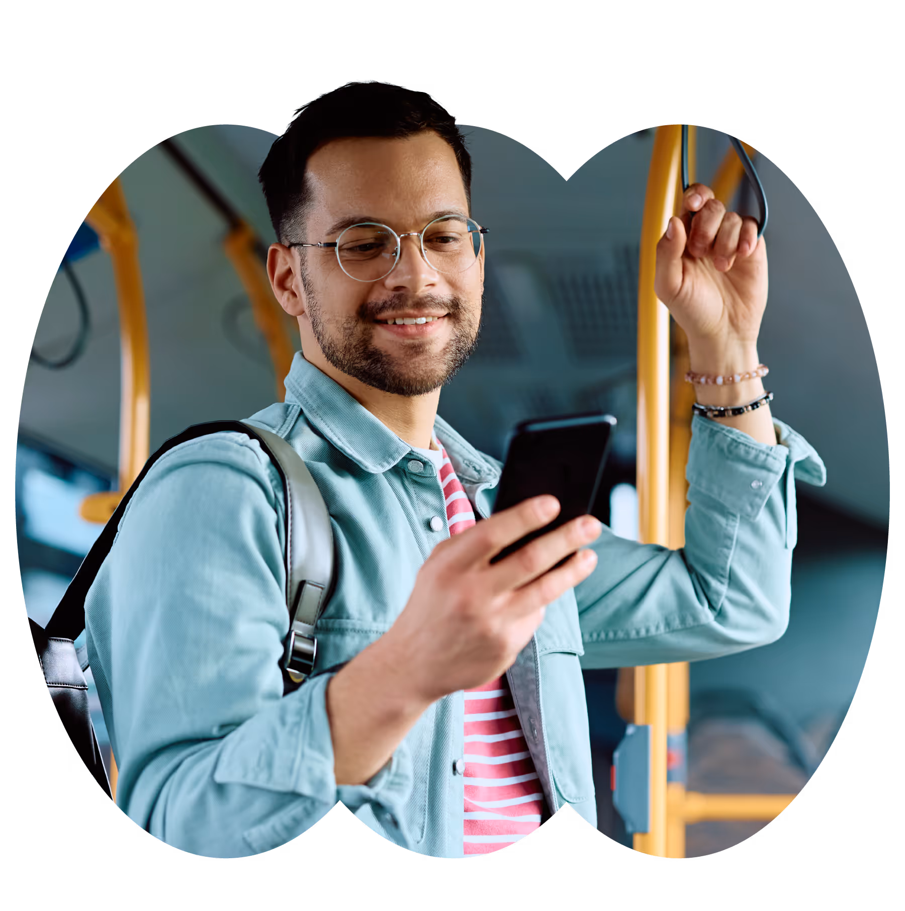 Mom and Son for personal banking banner