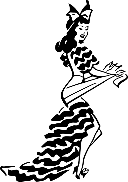 An illustration of a Cuban dancer