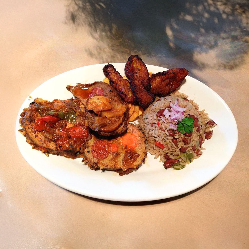 A Cuban food dish.