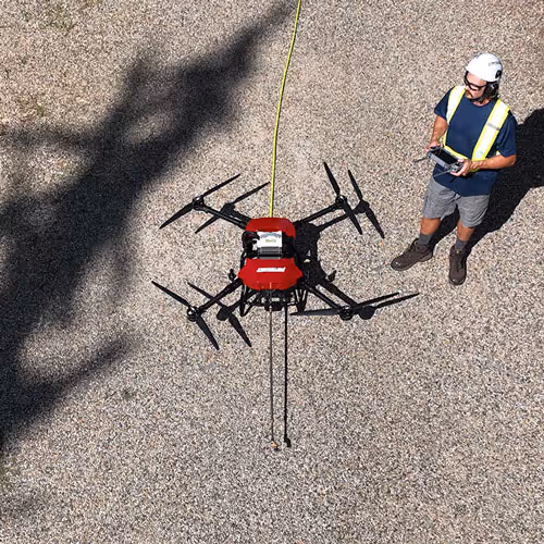 StratosClear pressure and soft washing drone for cleaning windows in Vancouver and Lower Mainland