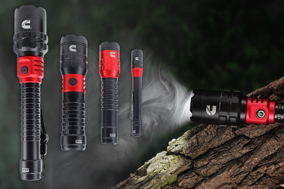 A collection of Cummins flashlights