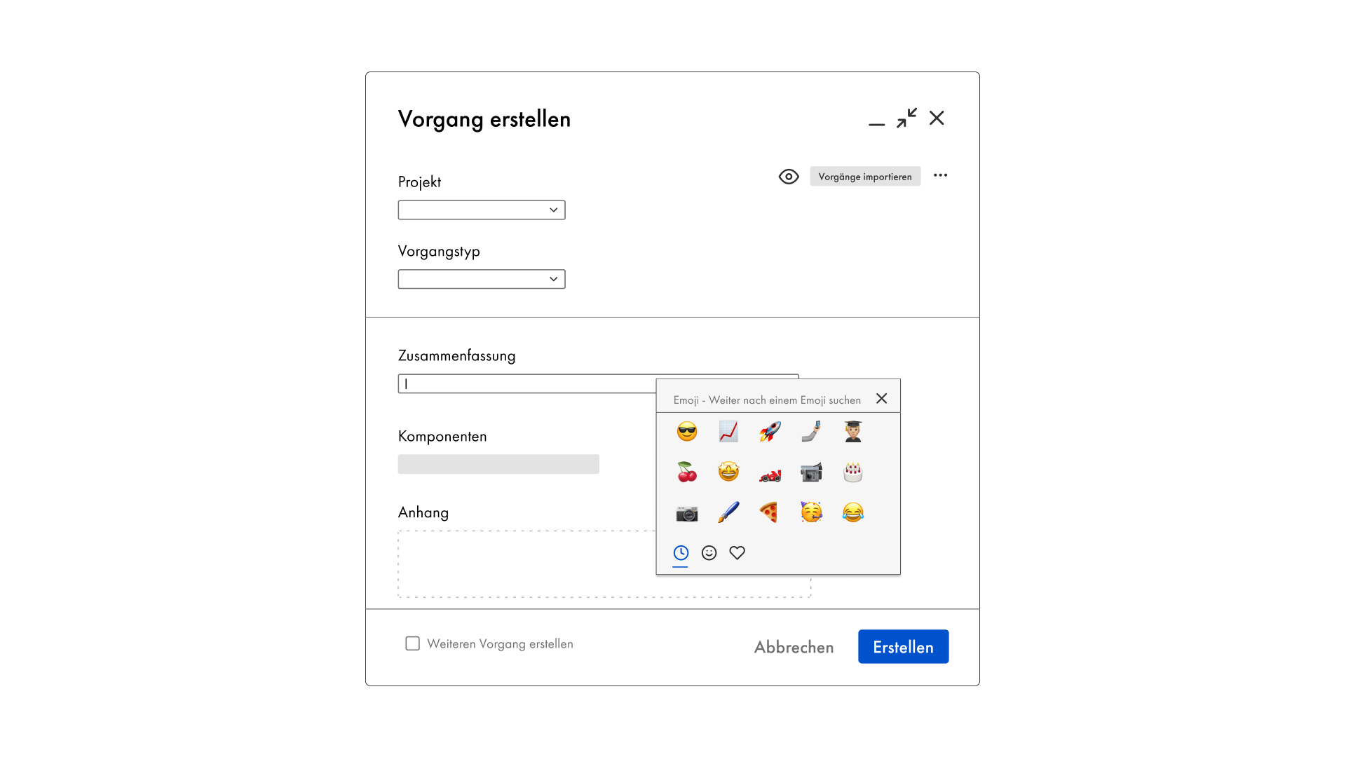 Emojis nutzen in der Vorgangsbeschreibung in Jira Software