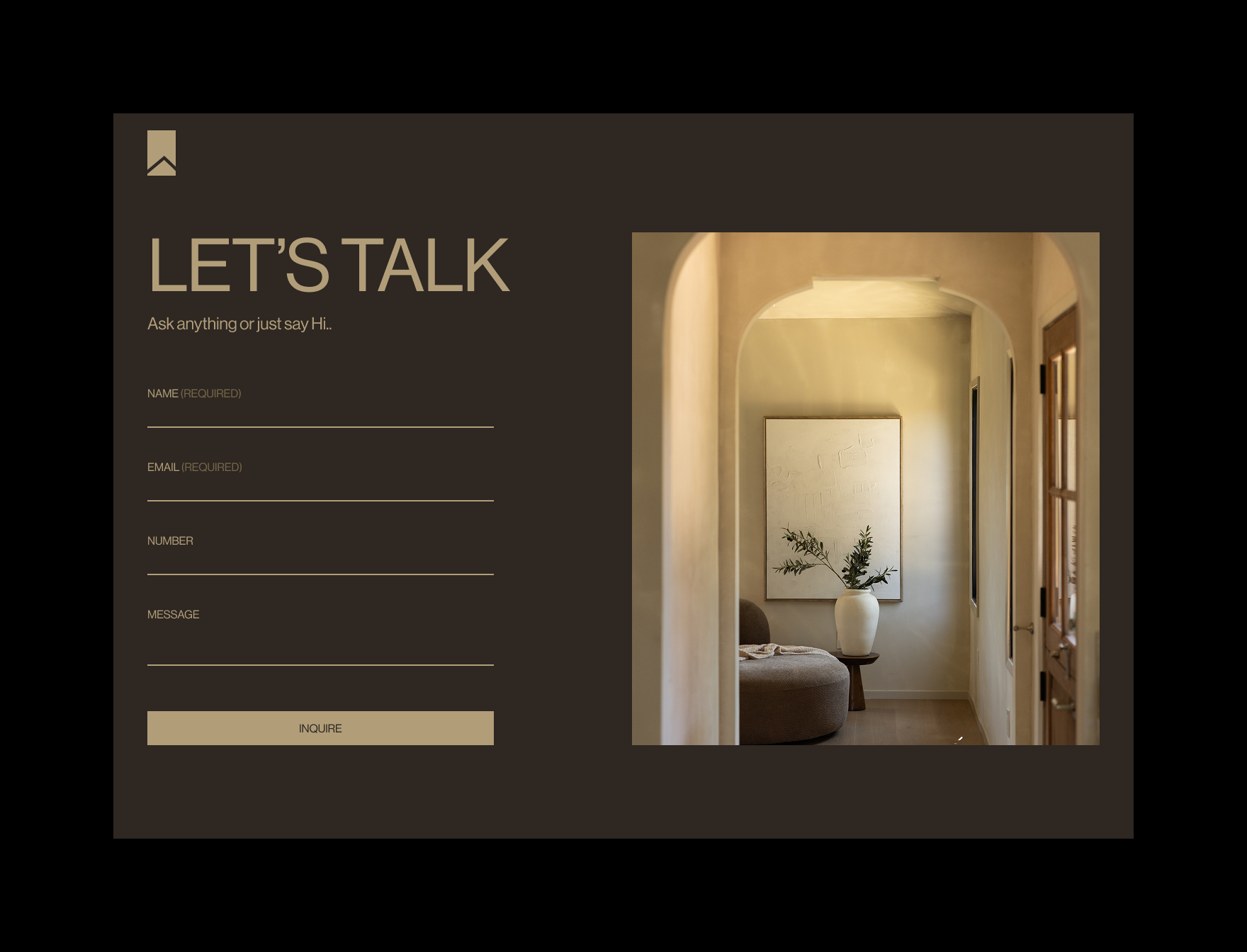 contact page design