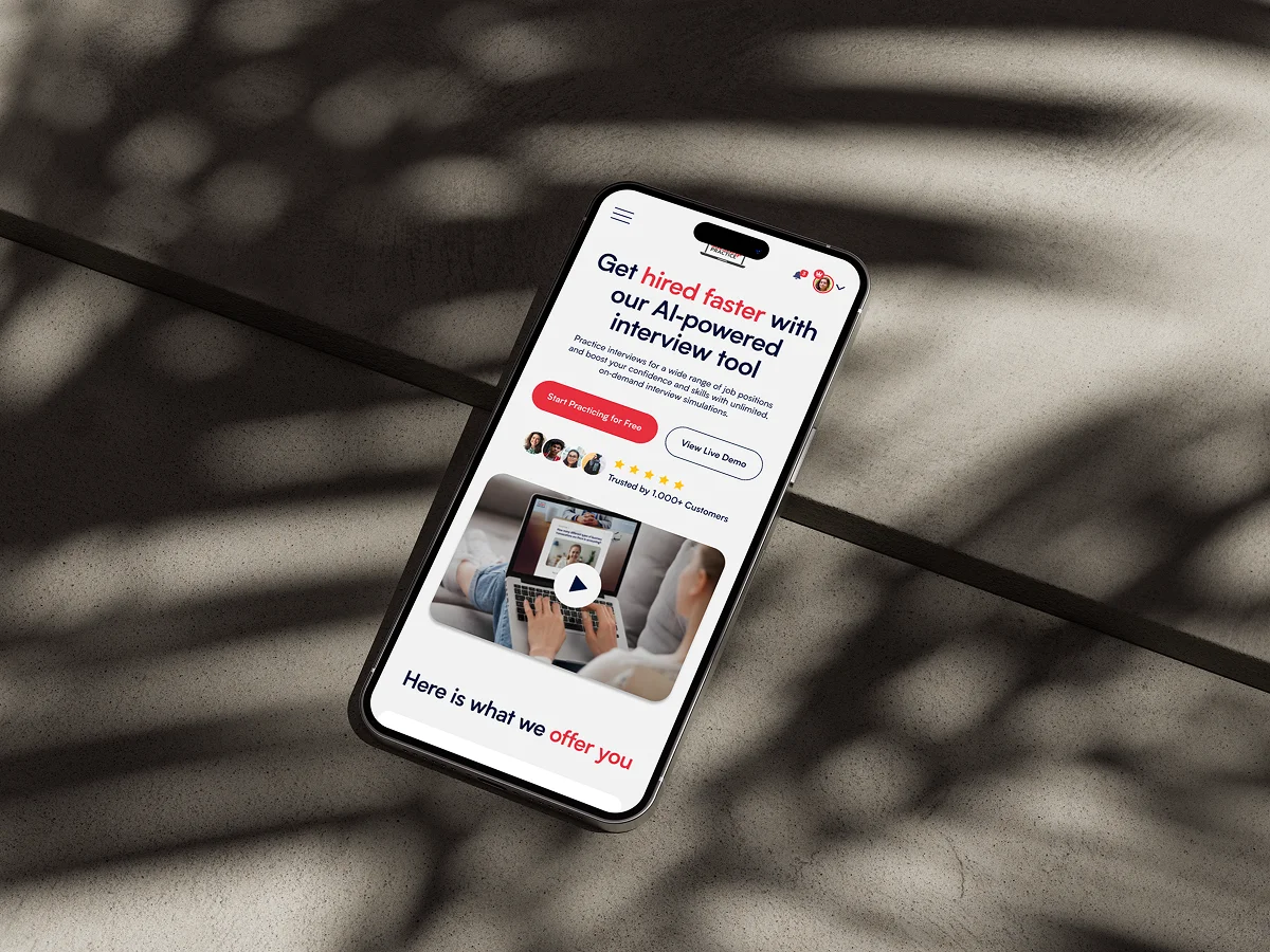 phone mockup home
