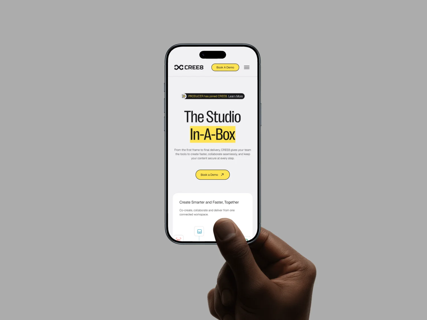 Tablet showing 'Your Interview is Ready' screen for video practice with AI feedback and start button.