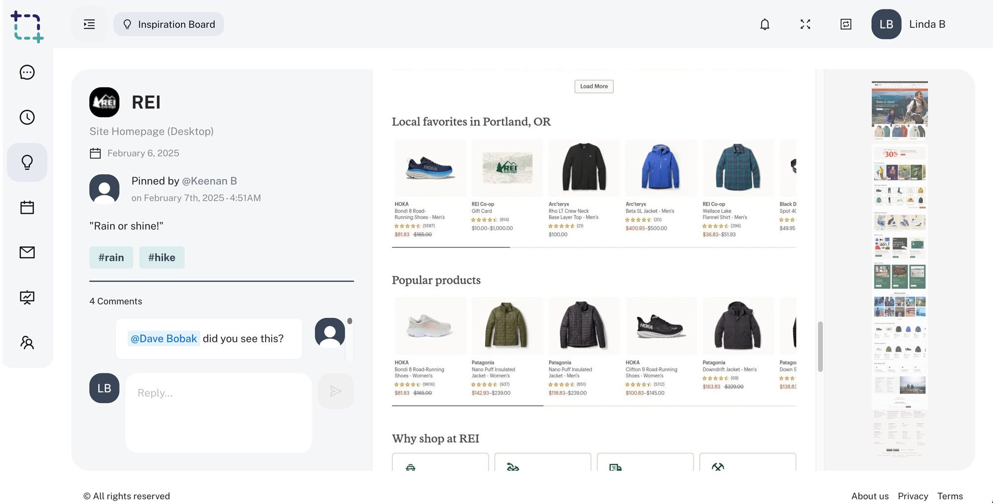 Build and share swipe files with Inspiration Board
