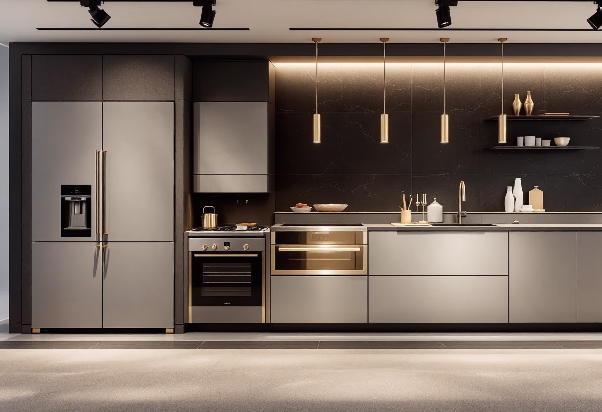 image of kitchen appliances area (for a department store)