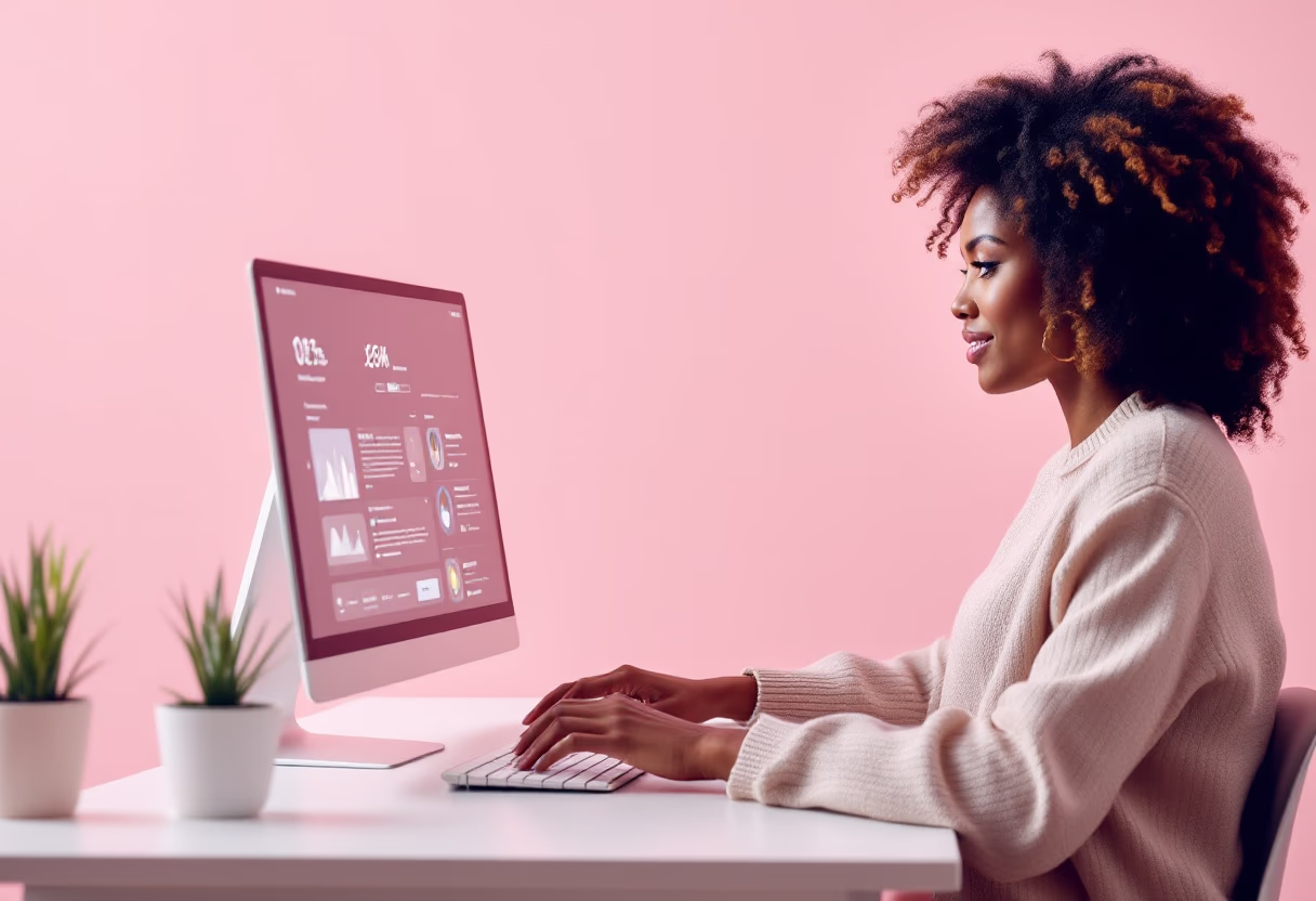 image of people using different software modules (for a b2b saas)