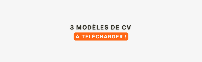3 modèles de CV à télécharger