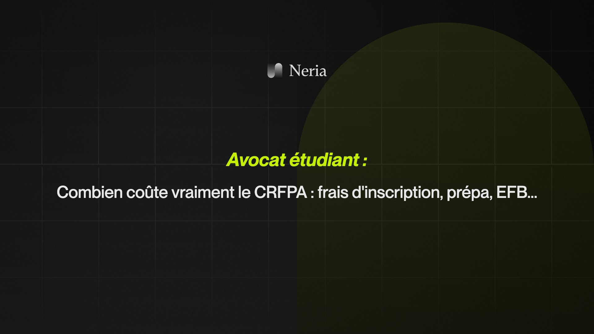 Miniature Combien coûte vraiment le CRFPA : frais d'inscription, prépa, EFB...