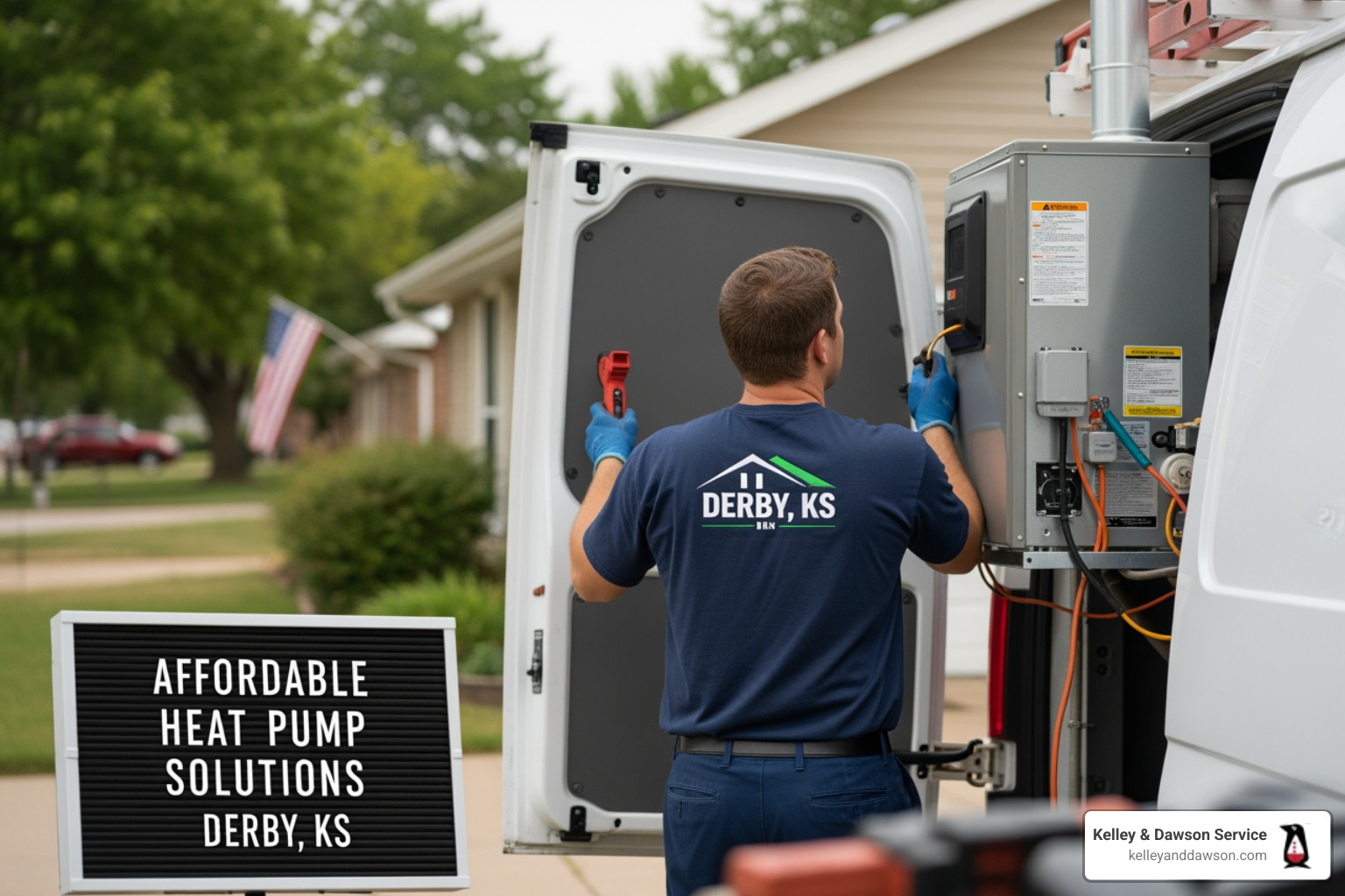 heat pump installation affordable in derby, ks