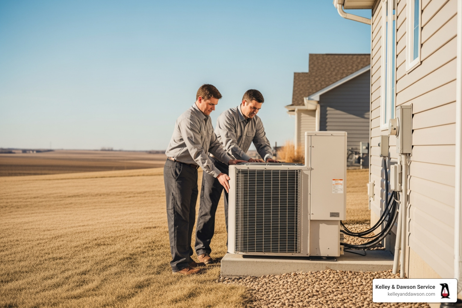 heat pump installation in kechi, ks