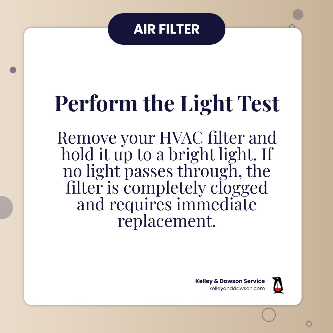 Infographic showing how to perform the light test to check if an air filter needs replacement - how often should you change Infographic showing how to perform the light test to check if an air filter needs replacement - how often should you change