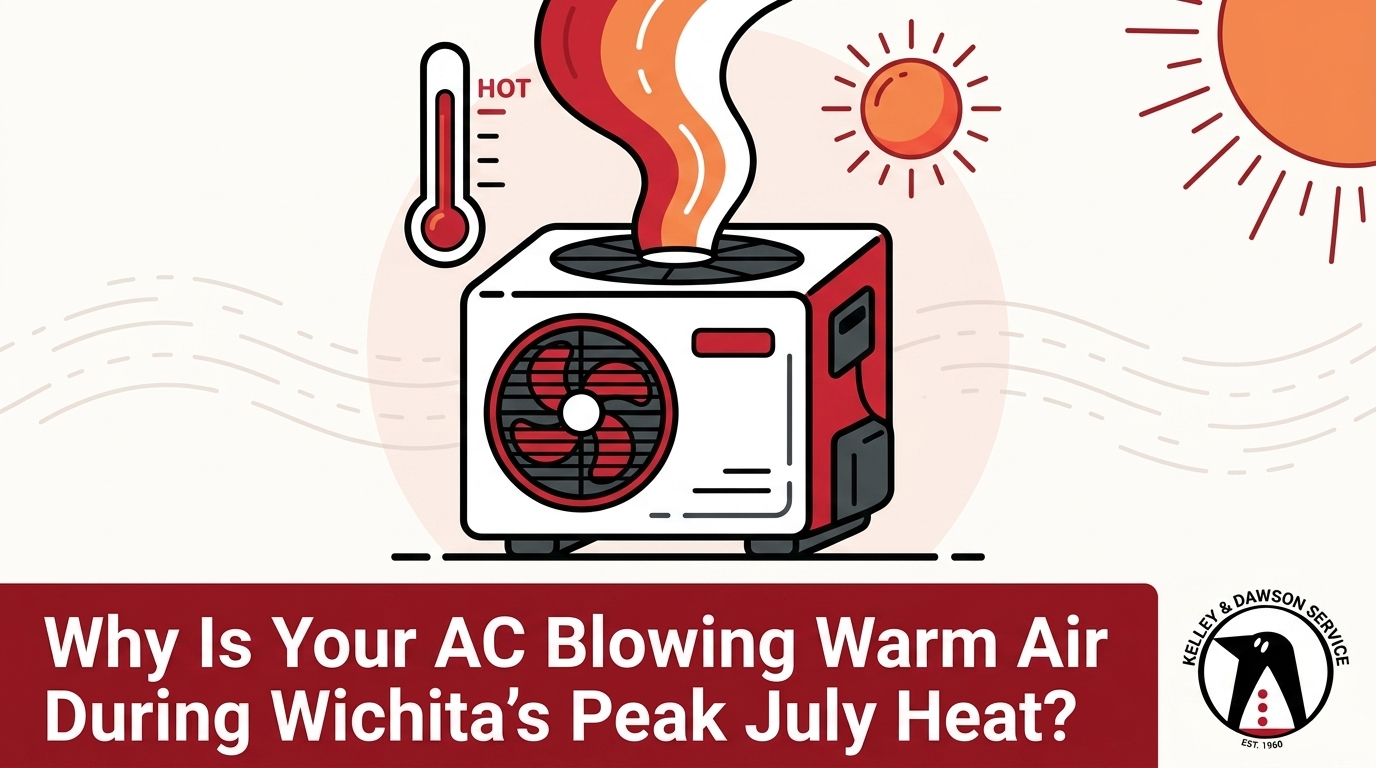 Why Is Your AC Blowing Warm Air During Wichita's Peak July Heat? — featured image