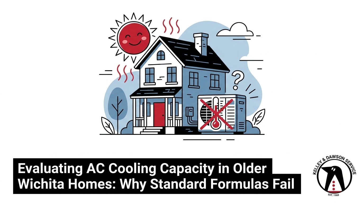 Evaluating AC Cooling Capacity in Older Wichita Homes: Why Standard Formulas Fail — featured image