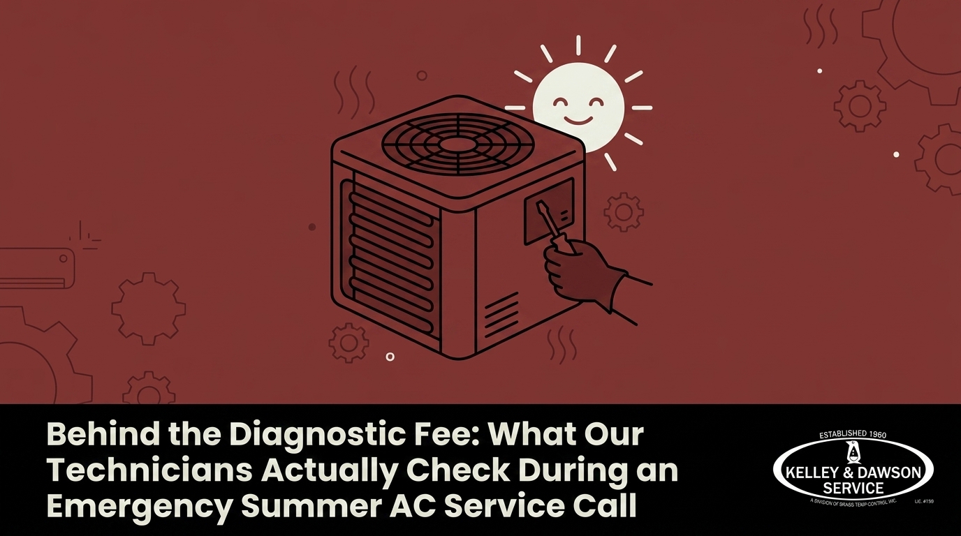 Behind the Diagnostic Fee: What Our Technicians Actually Check During an Emergency Summer AC Service Call — featured image