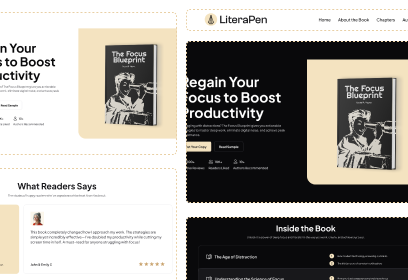 A Scaleable Book Selling Webflow Template