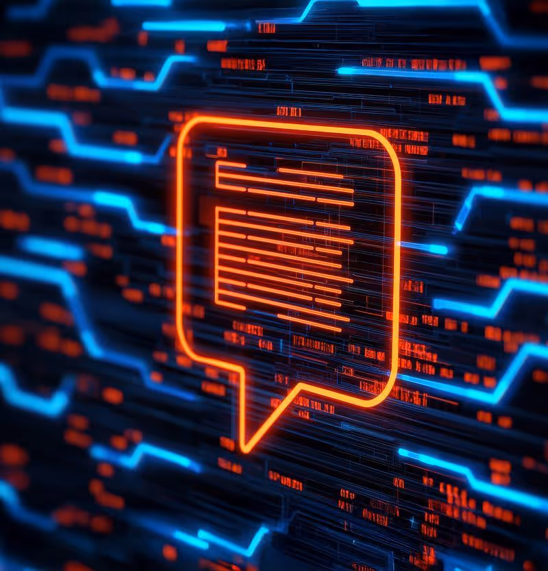 futuristic comment box