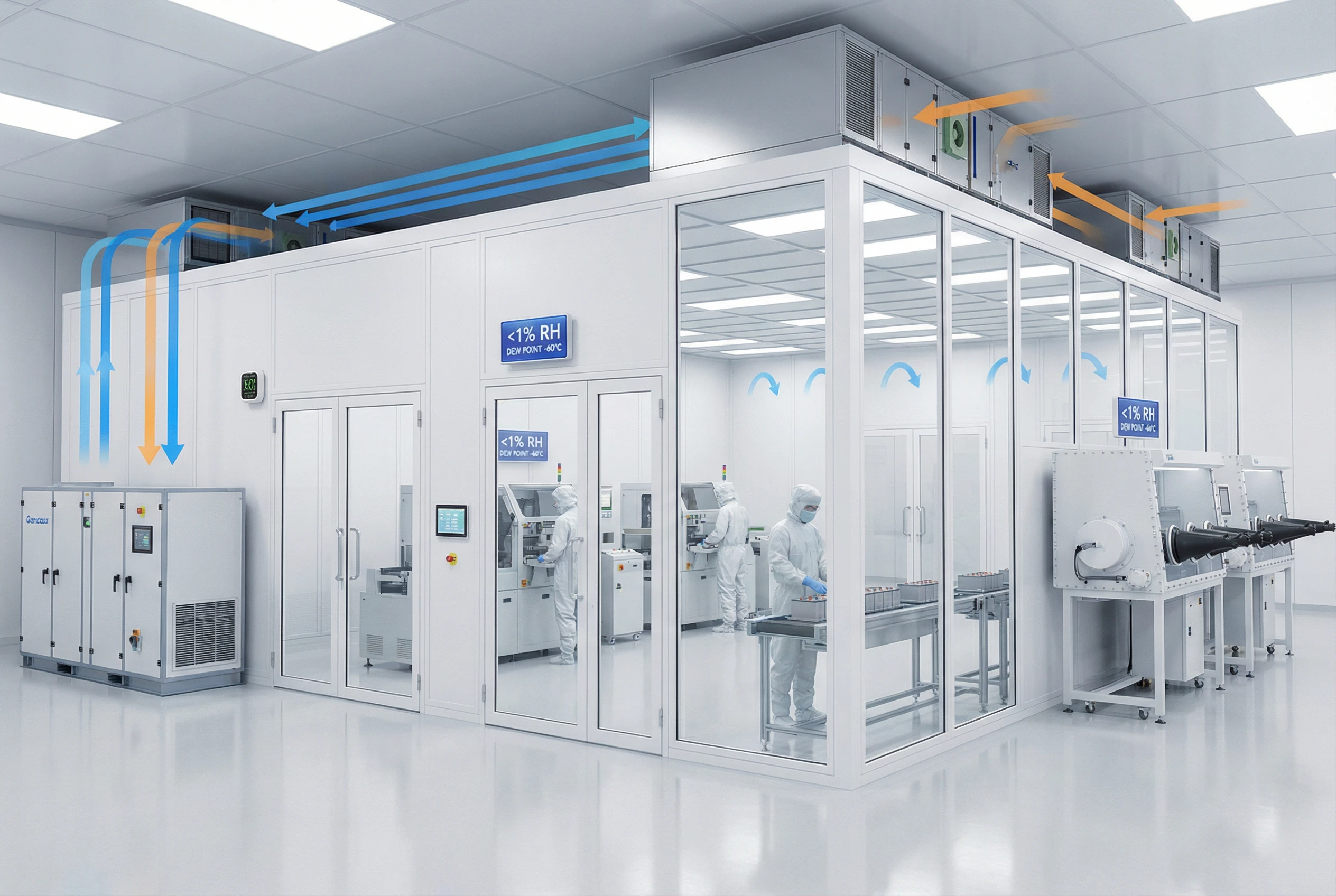 Dry Room Engineering & Moisture Management