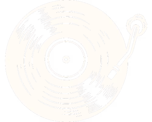 Graphic image of a record vinyl.