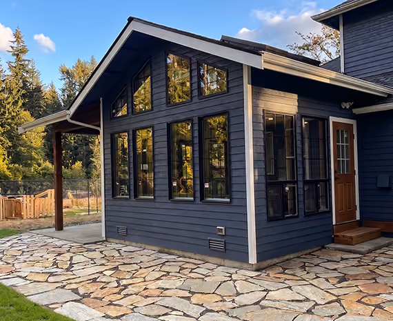A sunroom addition to a home in Snohomish