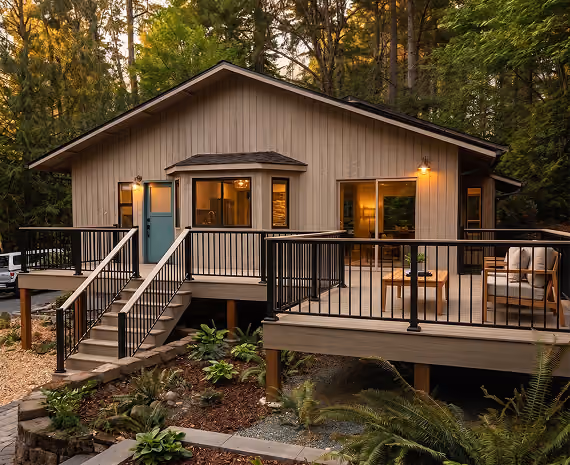 A deck remodel in the PNW