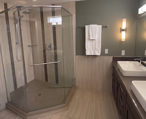 A remodeled bathroom in Snohomish County