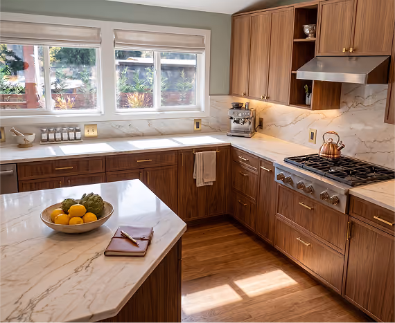 Kitchen cabinet install