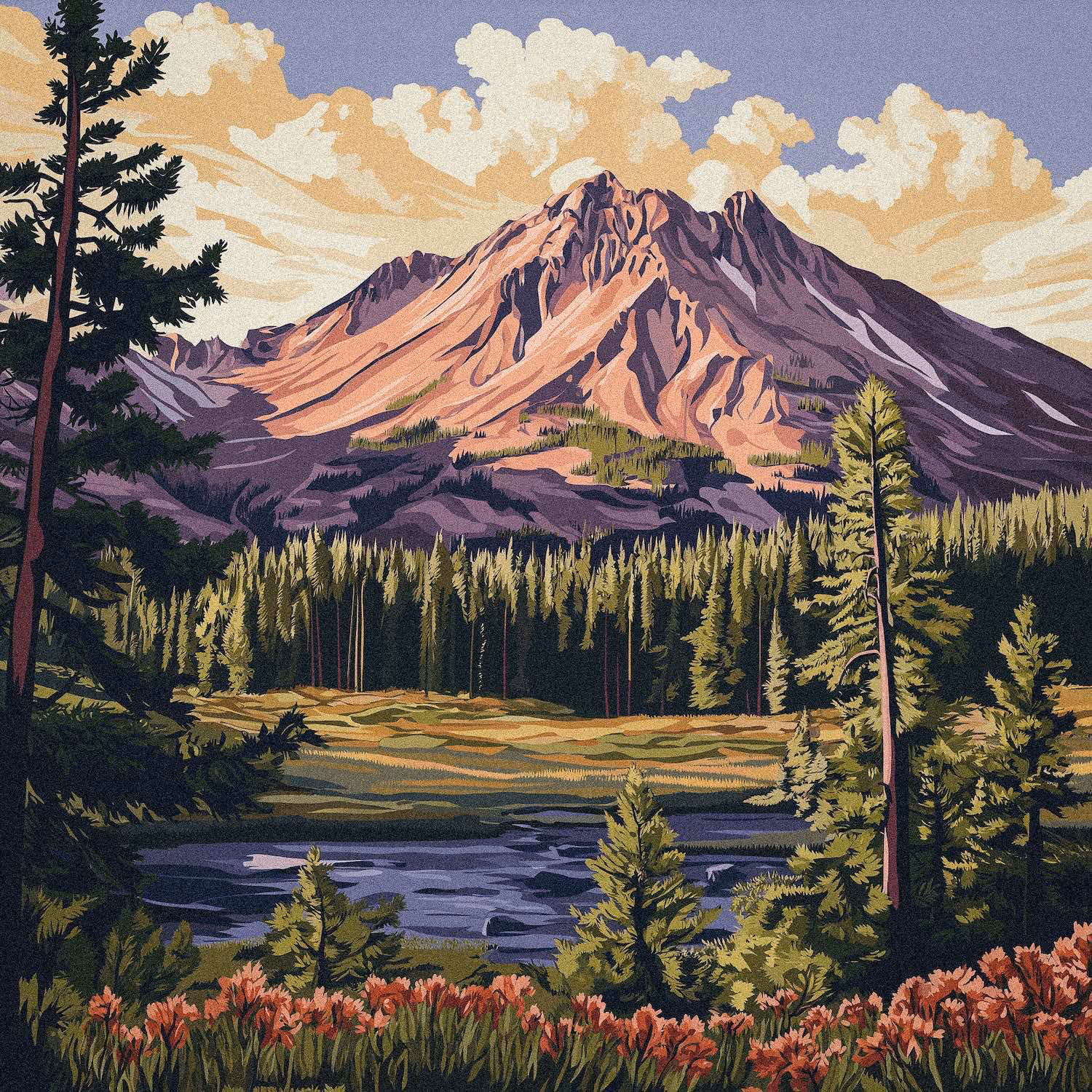 lassen volanic national park.