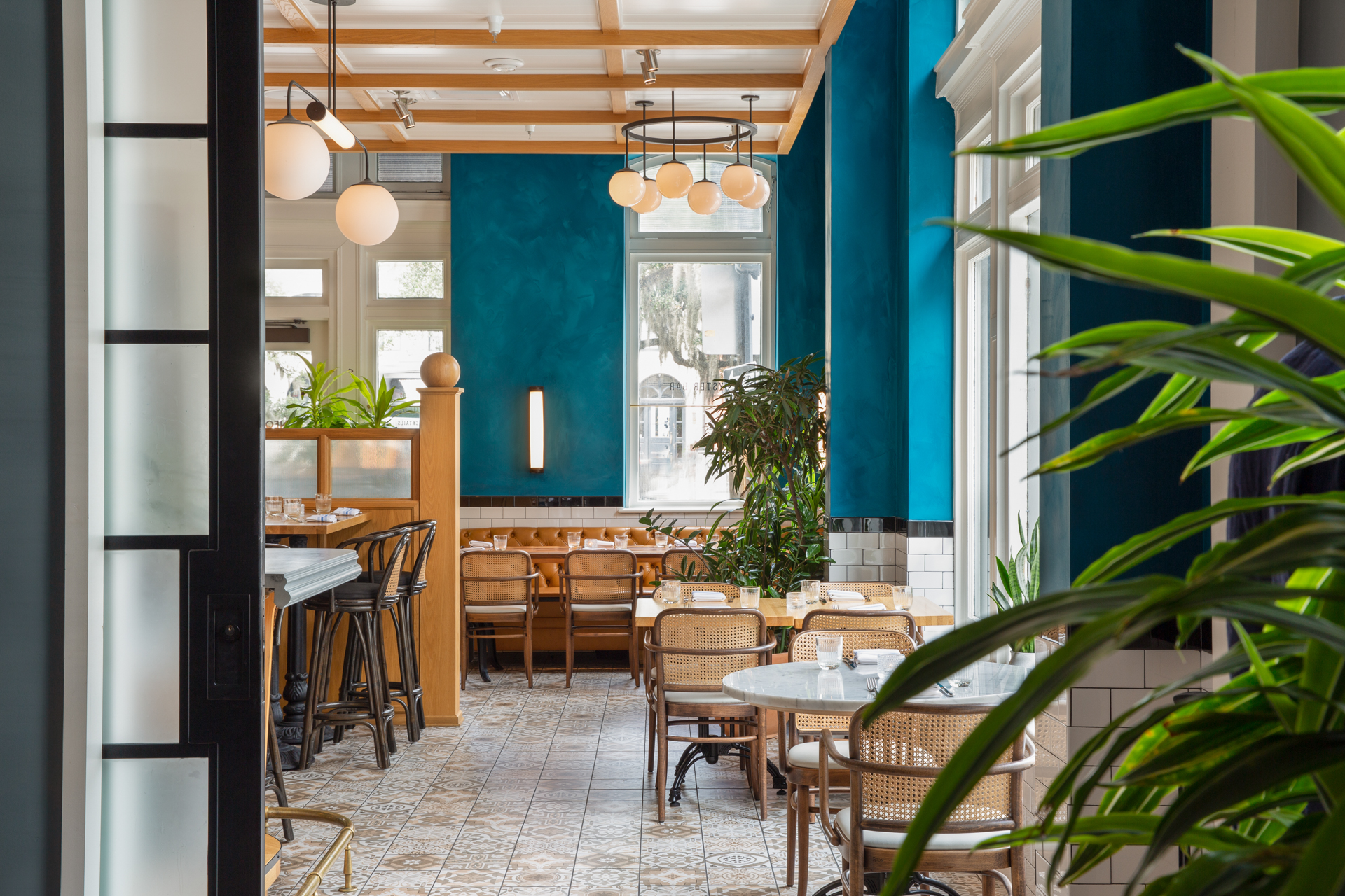 interior photography of Drayton Hotel, Savannah GA