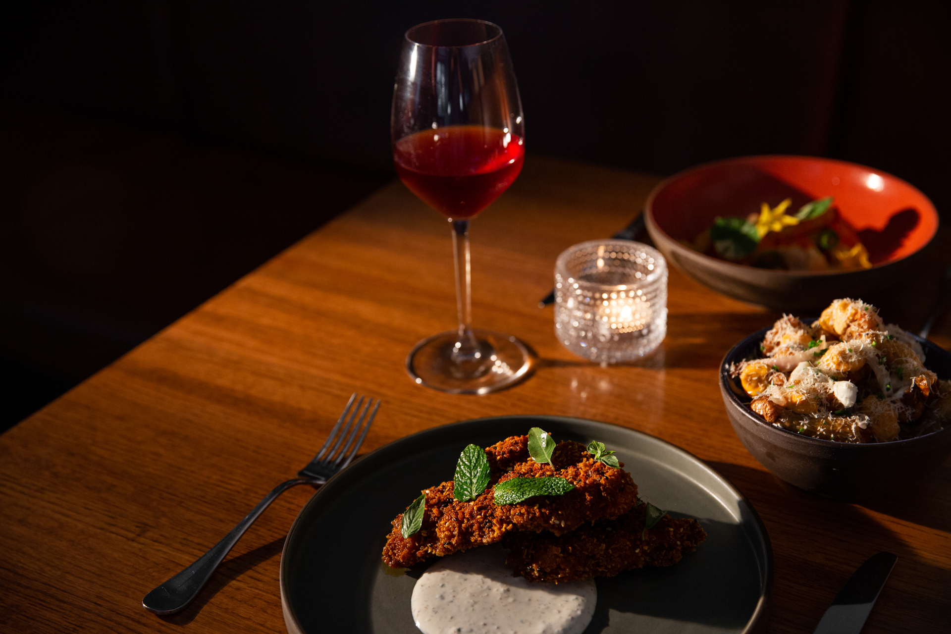 commercial food photography at Drayton Hotel, Savannah GA