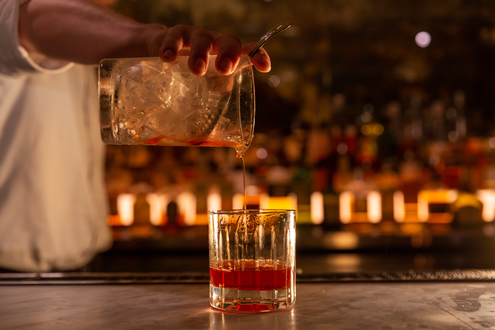 commercial photography of a cocktail at Drayton Hotel, Savannah GA