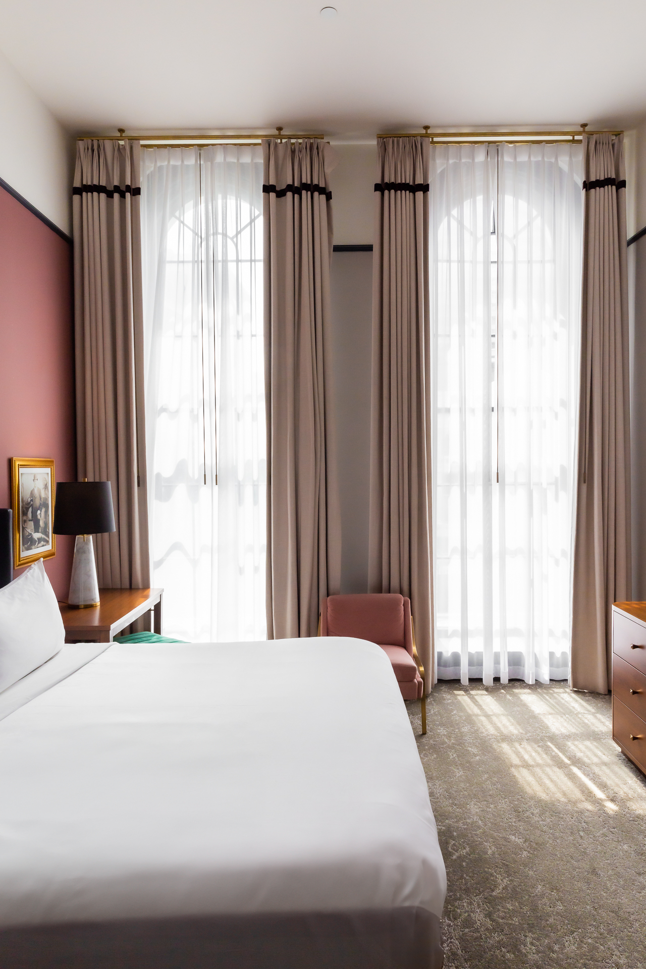 a hotel room at the eliza jane hotel in new orleans louisinana 