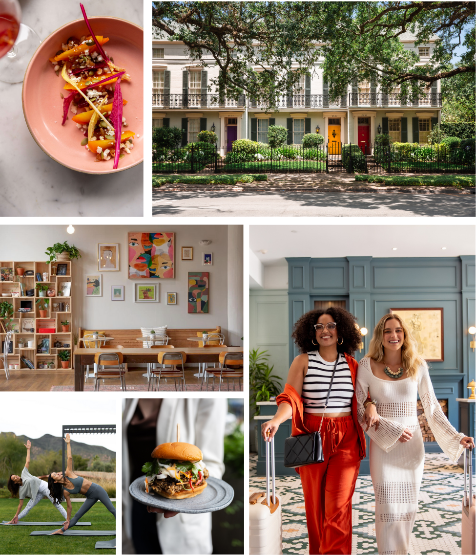 commercial photography of people enjoying hotel experiences 