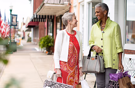 Around town image, The Village at Woods Edge Retirement Community, Franklin