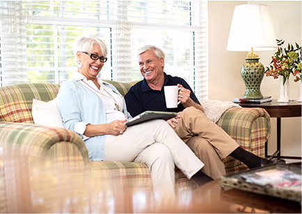 Residents enjoying their time at The Village at Woods Edge