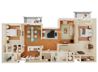 2 BEDROOM DELUXE PLUS
