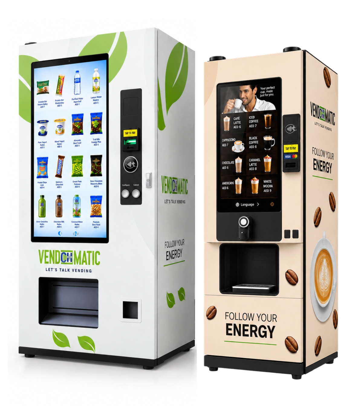 Coffee vending machine in Dubai office